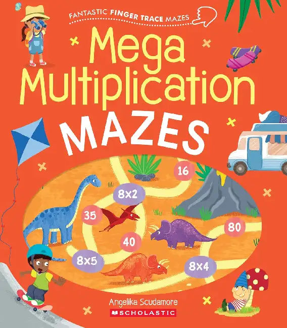 Fantastic Finger Trace Mazes: Awesome Multiplication Mazes by Catherine Casey