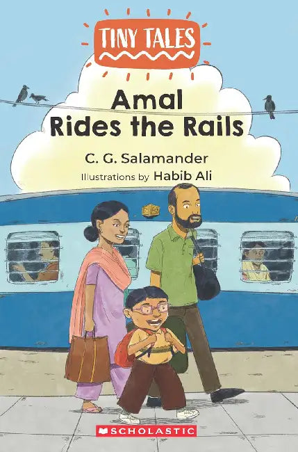 Amal Rides The Rails by C G Salamander