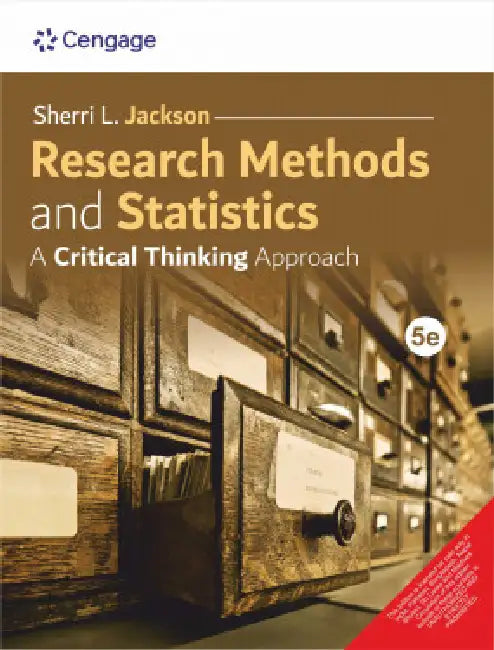 Research Methods and Statistics: A Critical Thinking Approach by Sherri L. Jackson