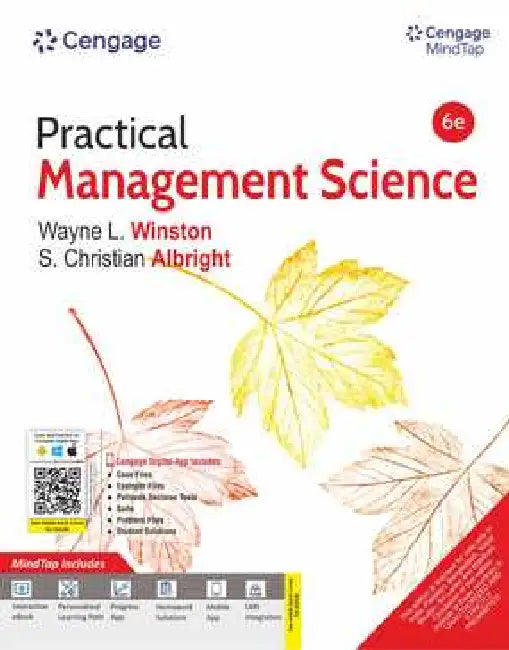 Practical Management Science with MindTap by Wayne L. Winston 