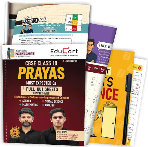 Educart PRAYAS CBSE Class 10 by Prashant Kirad