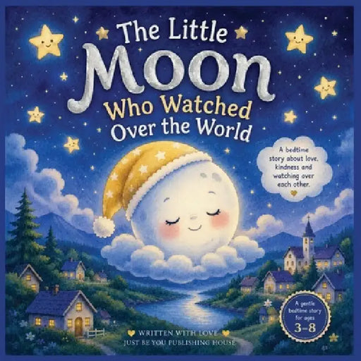 The Little Moon Who Watched Over the World: A Gentle Bedtime Story About Kindness, Gratitude, and Sweet Dreams for Children Ages 3-8 by Kian Ray