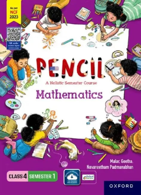 Pencil Class 4 Semester 1 Mathematics by Malar, Geetha, Navaneetham Padmanabhan