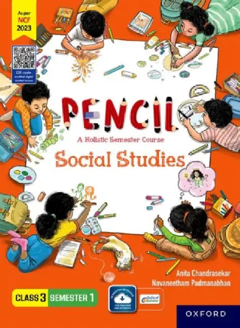 Pencil Class 3 Semester 1 Social Studies by Anita Chandrasekar, Navaneetham P.
