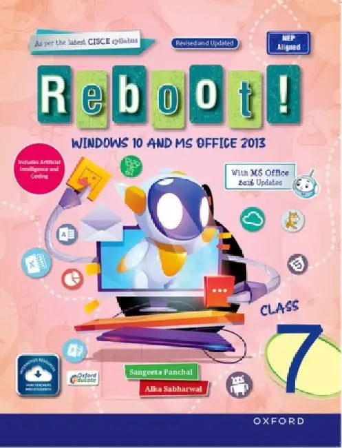 Reboot! Windows 10 & Office 2013 & Office 2016 Book 7 by Sangeeta Panchal And Alka Sabharwal