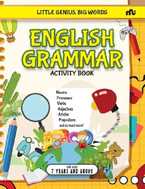 Little Genius, Big Words: English Grammar Activity Book by Moonstone