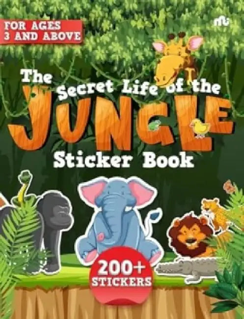 The Secret Life of the Jungle Sticker Book by Moonstone