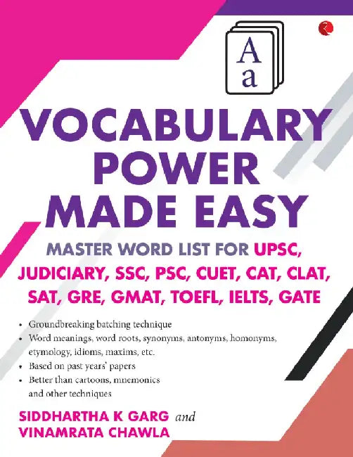 Vocabulary Power Made Easy by Siddhartha K Garg And Vinamrata Chawla