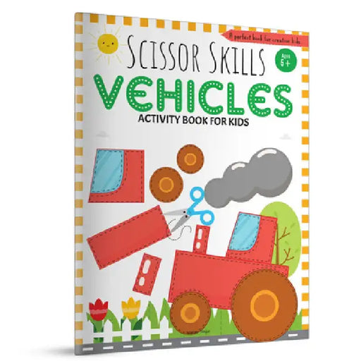 Scissor Skills: Vehicles (Activity Book for Kids) by Wonder House Books