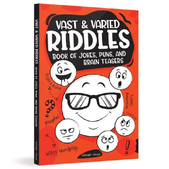 Vast and Varied Riddles Book of Jokes, Puns, and Brain Teasers by Wonder House Books