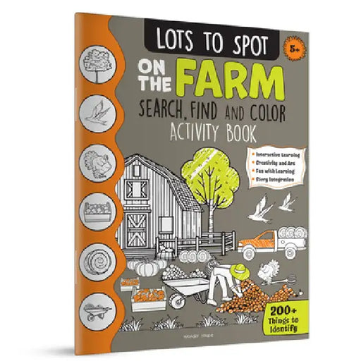 Lots to Spot on the Farm: Search, Find and Color Activity Book by Wonder House Books