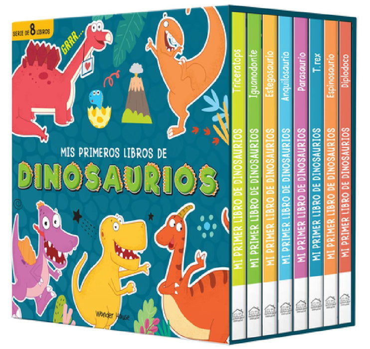 My First Dino Board Book Boxed Set- Spanish by Wonder House Books