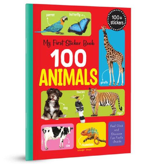 My First 100 Animals Stickers by Wonder House Books