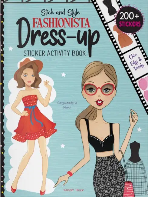 Stick and Style - Fashionista Dress-Up (Sticker Activity Book) by Wonder House Books