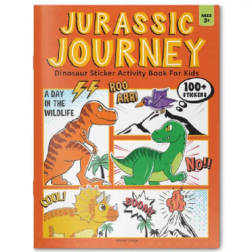 Jurassic Jamboree Dinosaur Sticker Activity Book for Kids by Wonder House Books