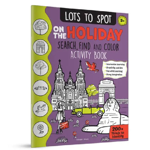 Lots to Spot on the Holiday: Search, Find and Color Activity Book by Wonder House Books