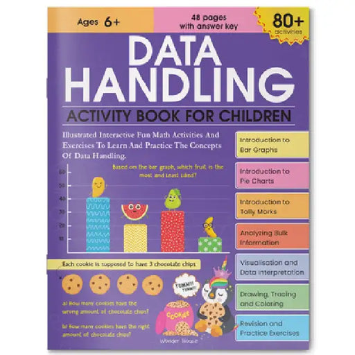 Data Handling Activity Book for Kids by Wonder House Books