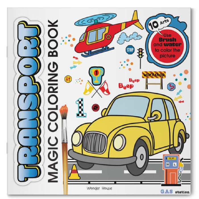 Transport Magic Coloring Book by Wonder House Books