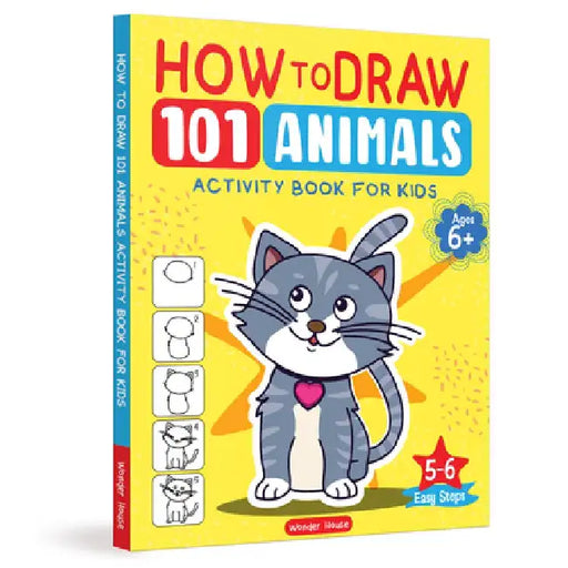 101 Learn to Draw Drawing Animals by Wonder House Books
