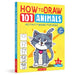 101 Learn to Draw Drawing Animals by Wonder House Books