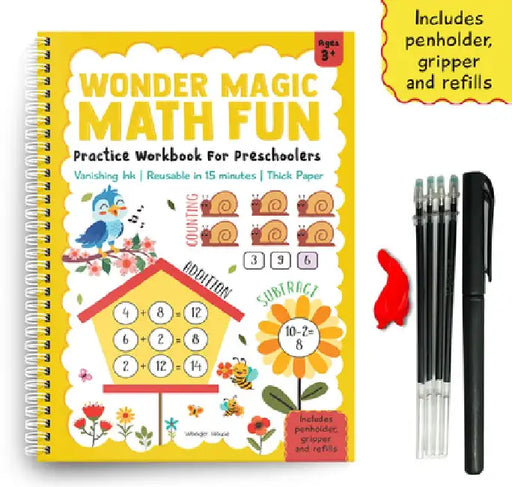 Wonder Magic Maths Practice Workbook for Preschoolers by Wonder House Books