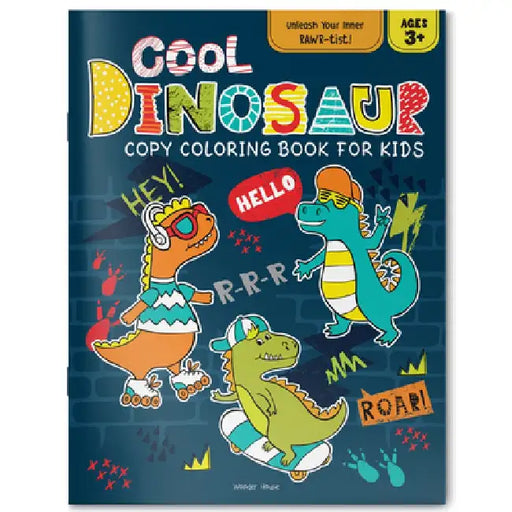Cool Dinosaur Copy Coloring Book for Kids by Wonder House Books