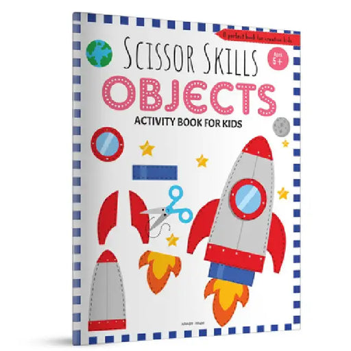 Scissor Skills: Objects (Activity Book for Kids) by Wonder House Books