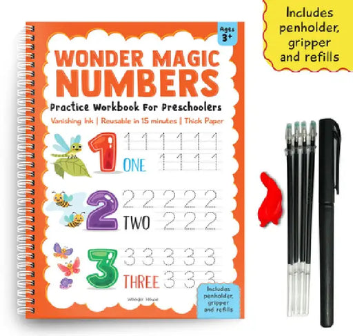 Wonder Magic Numbers Practice Workbook for Preschoolers by Wonder House Books