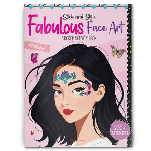 Stick and Style - Fabulous Face Art (Sticker Activity Book) by Wonder House Books