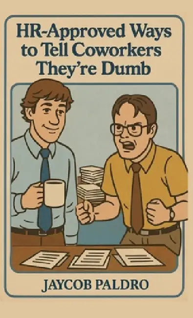 HR-Approved Ways to Tell Coworkers They're Dumb: The Hilarious Handbook to Office Sarcasm, Witty Jokes & Corporate Humor (Funny Gifts for Co-Workers) by Jaycob Paldro