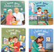 Story Books For Kids (Set Of 4 Books) - I Love You Mom, Dad, Brother, Grandma And Grandpa - Illustrated Board Books - Age 0-2 Years by Maple Press In House