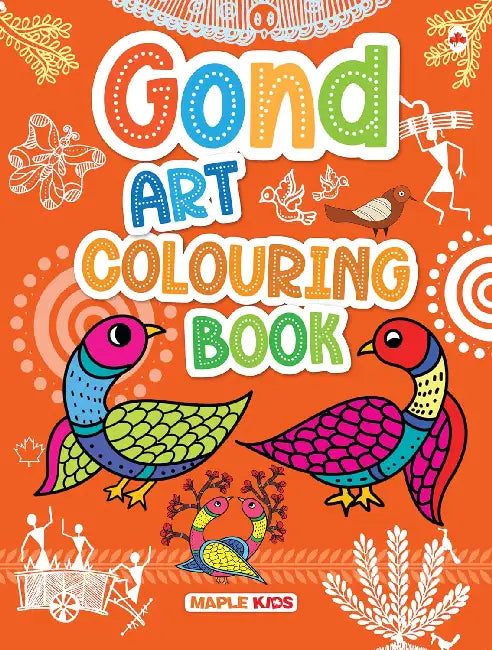 Gond Art Colouring Book by Maple Press In House