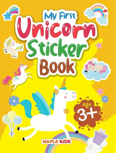 My First Unicorn Sticker Book-Age 3+ by Maple Press In House