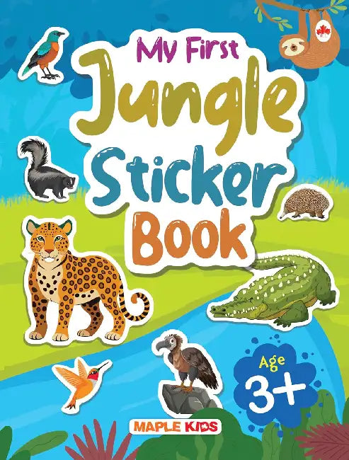 My First Jungle Sticker Book-Age 3+ by Maple Press In House
