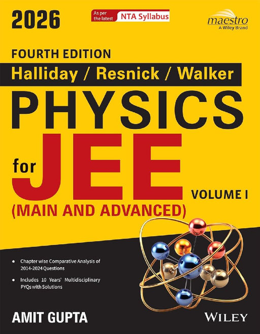 Halliday Resnick Walker Physics for Jee Main and Advanced Volum by Amit Gupta