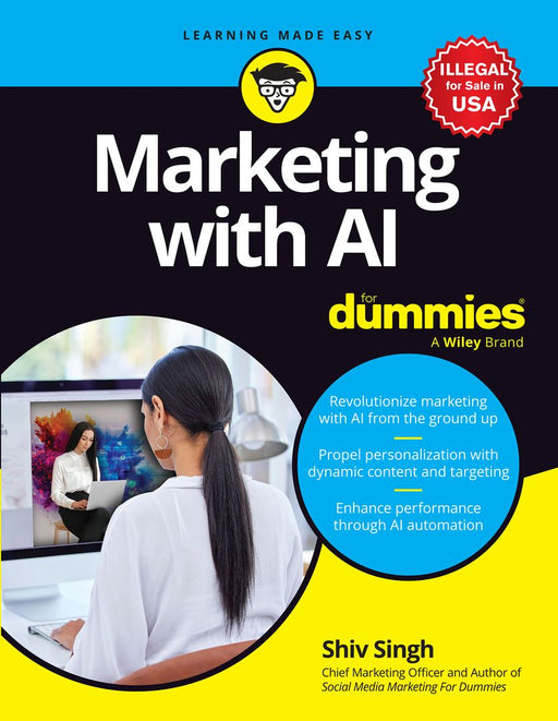 Marketing with AI For Dummies by Shiv Singh