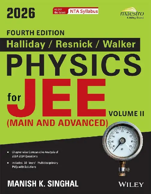 Halliday Resnick Walker Physics For Jee Main And Advanced