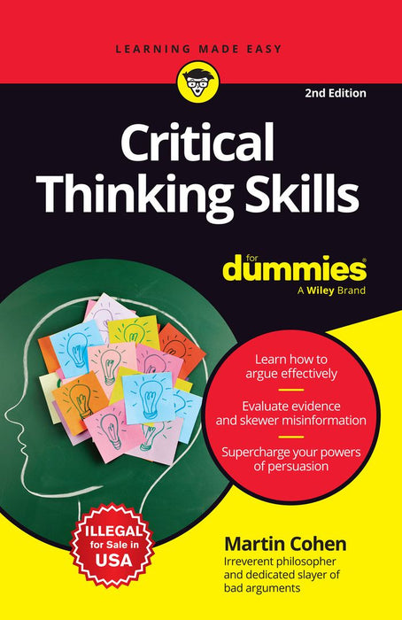 Critical Thinking Skills For Dummies by Martin Cohen