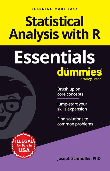 Statistical Analysis with R Essentials For Dummies by Joseph Schmuller