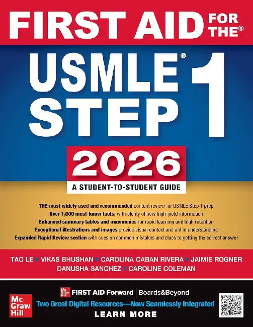 First Aid For The Usmle Step1 2026 by Bhushan