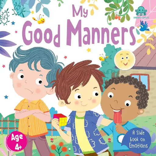 Booktopus Slide And Learn Board Book  My Good Manners Emotional Learning Book  Interactive Books For Kids 4 Years  Social Skills Dev by Booktopus