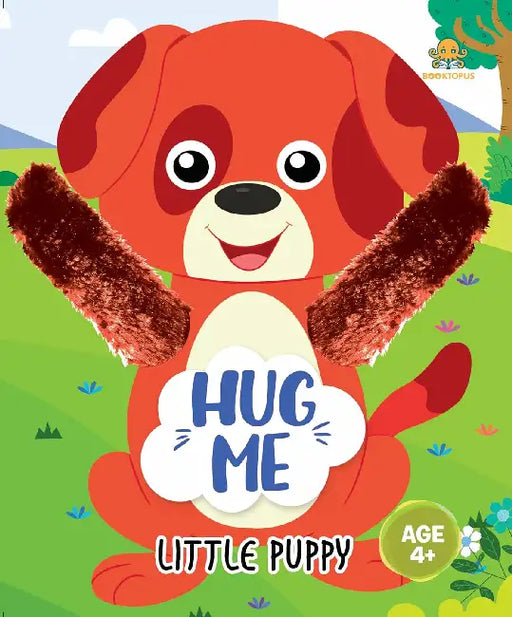 Booktopus Hug Me Hand Puppet Board Book Little Puppy Interactive Bedtime Story With Soft Arms Early Learning Books For Kids 4 Years by Booktopus