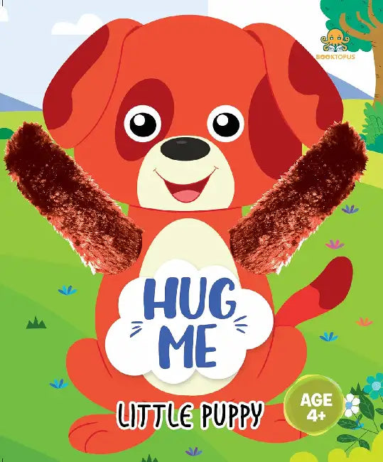 Booktopus Hug Me Hand Puppet Board Book Little Puppy Interactive Bedtime Story With Soft Arms Early Learning Books For Kids 4 Years by Booktopus