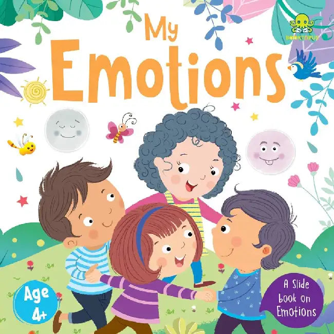 Booktopus Slide And Learn Board Book  My Emotions Emotional Learning Book  Interactive Books For Kids 4 Years  Social Skills Development by Booktopus