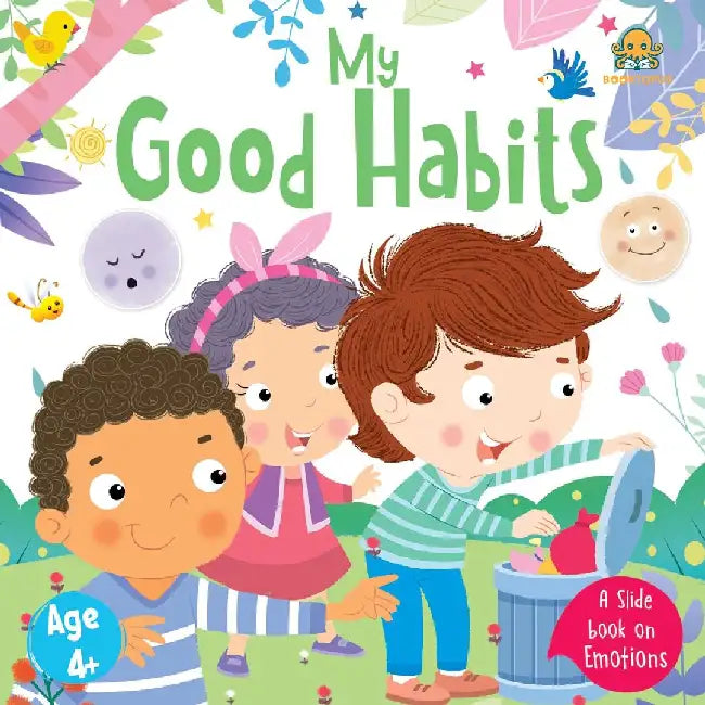 Booktopus Slide And Learn Board Book  My Good Habits Emotional Learning Book  Interactive Books For Kids 4 Years  Social Skills Dev by Booktopus