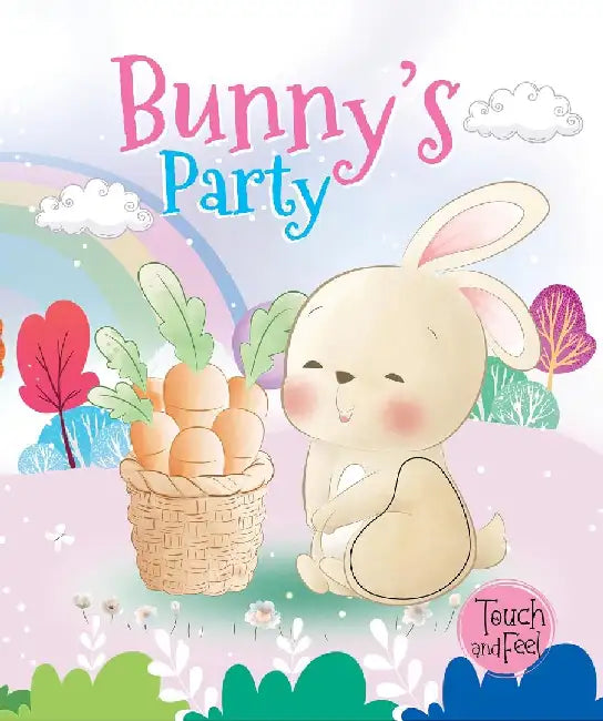 Booktopus Touch And Feel Board Book  Bunnys Party Sensory Book For Toddlers  Textured Baby Books For 4 Years  Interactive Learning Book by Booktopus