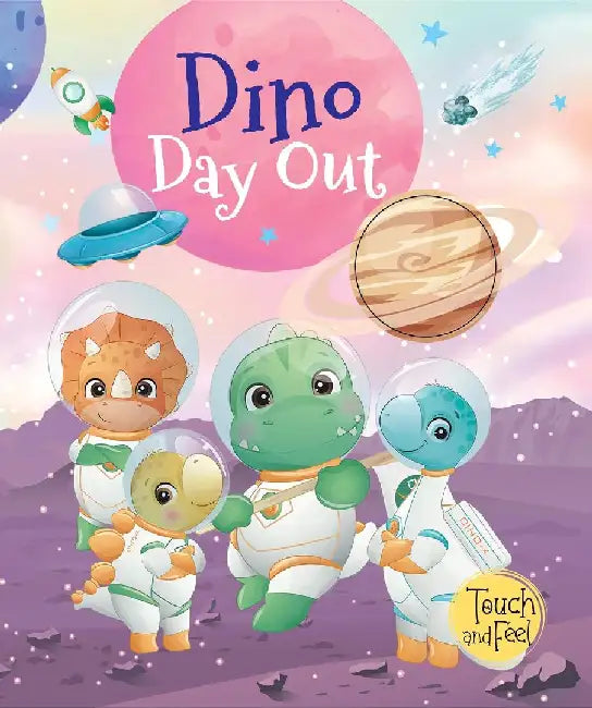 Booktopus Touch And Feel Board Book  Dino Day Out Sensory Book For Toddlers  Textured Baby Books For 4 Years  Interactive Learning Book by Booktopus