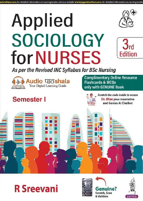 Applied Sociology For Nurses (Semester-1) by R Sreevani