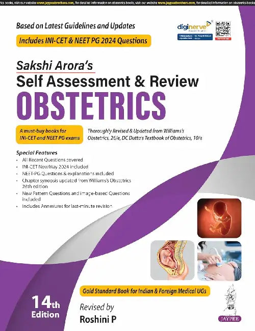 Sakshi Arora's Self Assessment & Review Obstetrics by Roshini P