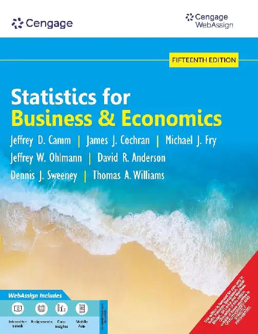 Statistics for Business & Economics by James J. Cochran